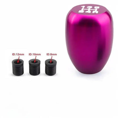 Aluminum Alloy Manual Gear Shift Knob for Cars with Gear Positions Car Gear Shift Knob Retrofitting